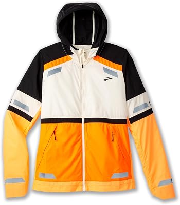 221689167 Run Visible Jacket 2.0 Jacket Femme Ecru/Fluoro Flash/Black Taille 30