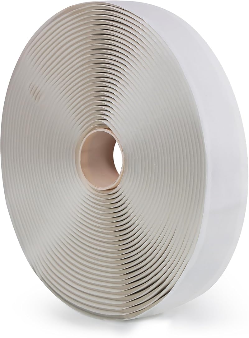 LLPT Butyl Seal Putty Tape 1 Pack White 3mm x 19mm x 10m WST343