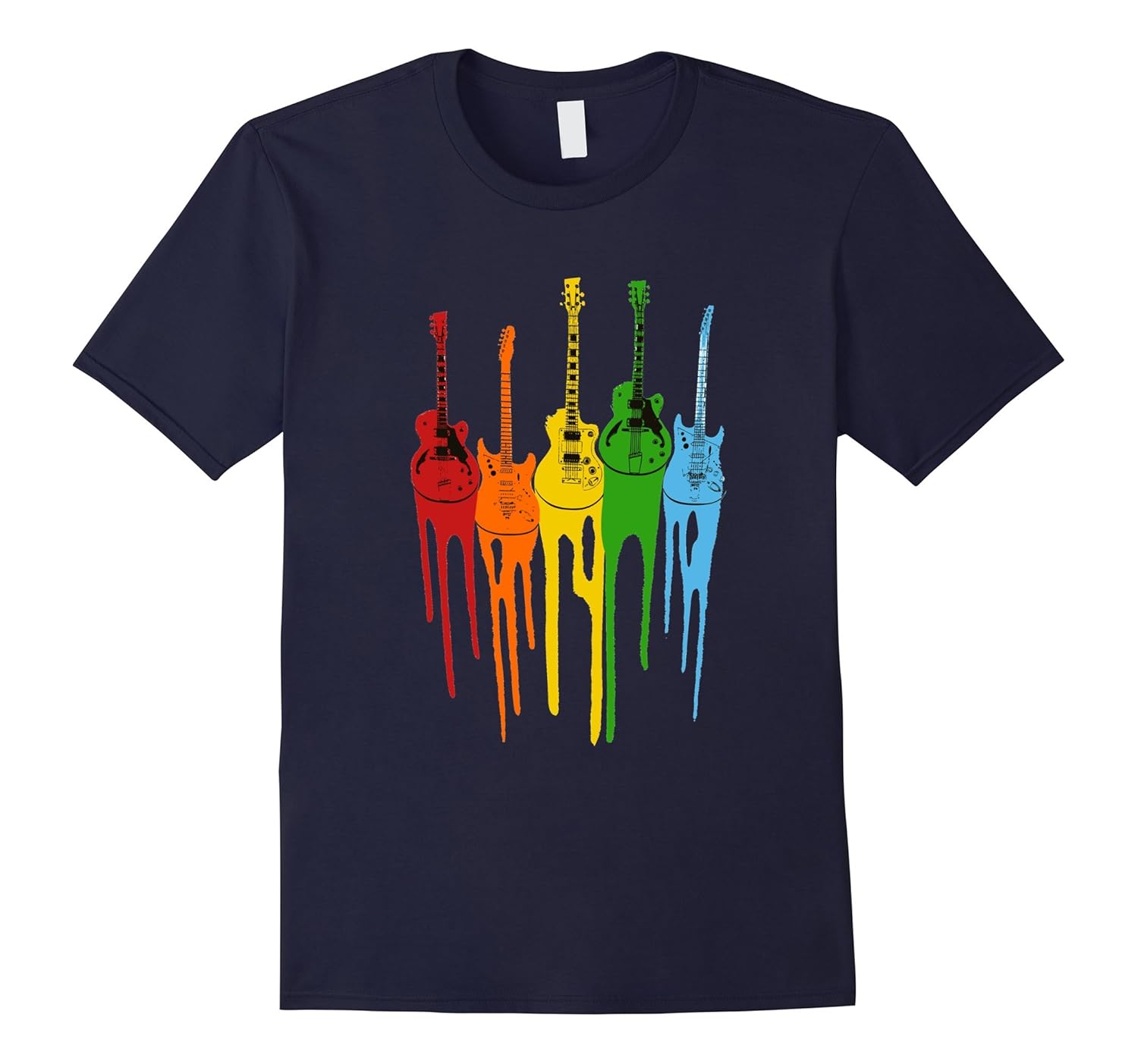 Guitar Music Art Painting T-Shirt-ANZ