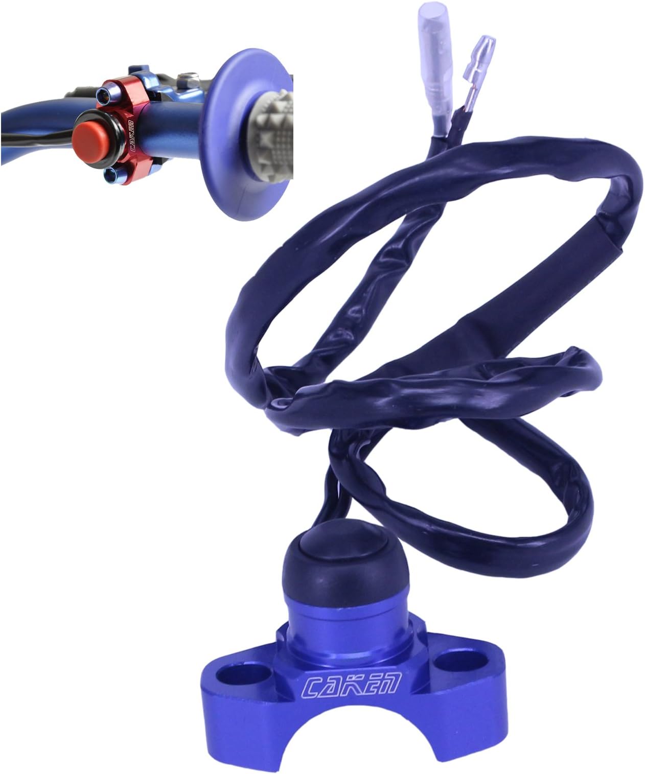 CNC Billet Universal Engine Kill Switch On Off Button For Yamaha YZ125 YZ250 YZ250F YZ400F YZ450F WR125 WR250 WR250F WR450F
