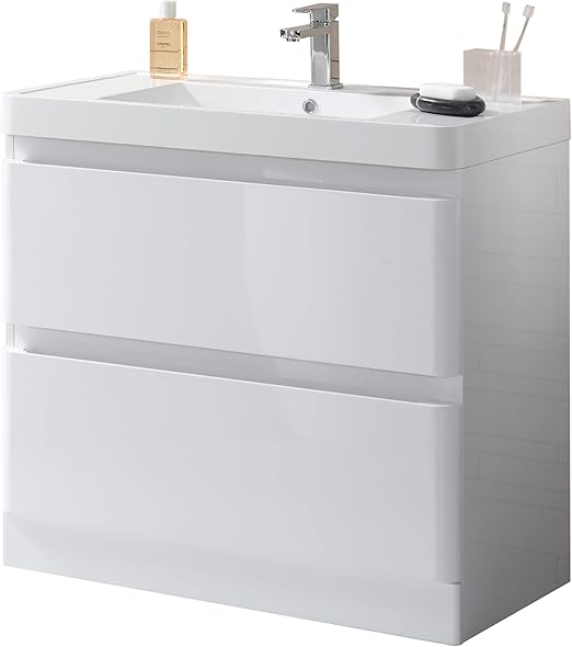 Dyconn Faucet Vco900w36 Anzio 36 Freestanding Bathroom Vanity