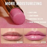 Oulac Warm Pink Lipstick Moisture Shine Hydrating Vegan Cruelty Free view 5