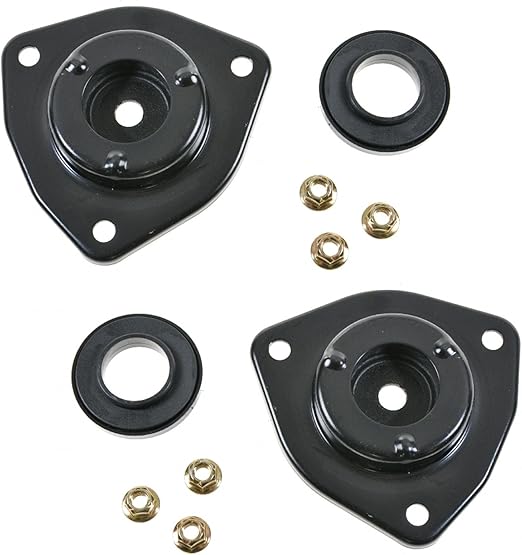 Front Upper Strut Mounts w/Bearings Pair Set for Nissan