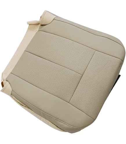 US Auto Nation Perforated Leather Seat Covers – 2011-2012 Ford Expedition Front Bottom (Camel Tan)
