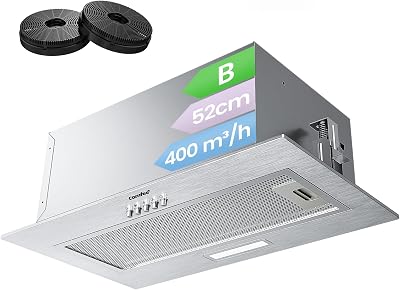 COMFEE' Integrated Cooker Hood 52cm Stainless Steel 400m³/h