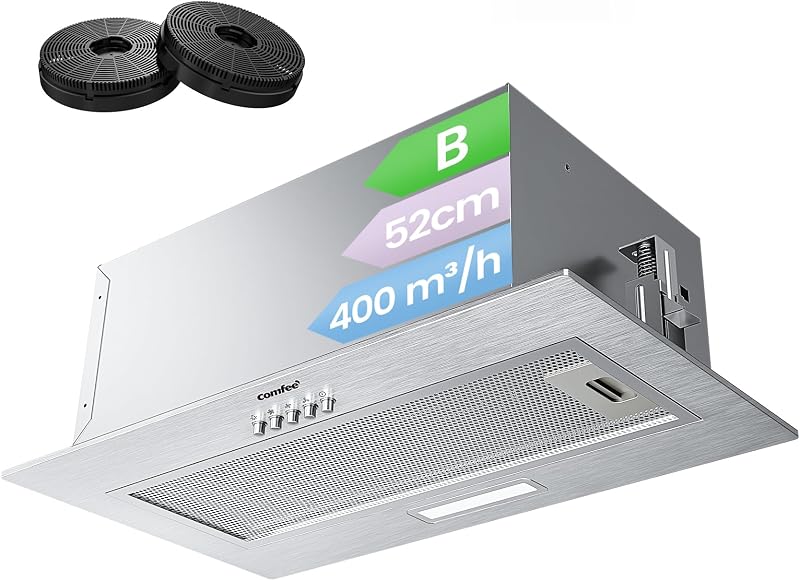 COMFEE' Integrated Cooker Hood 52cm Stainless Steel 400m³/h
