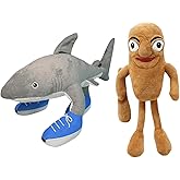 LINJABASZKZ Ltalian Tralalero SahurPlush – 12" Animal Soft Pillow Toy – Funny Tung Tung Meme-Inspired Collectible for Fans 2pcs (Yellow)