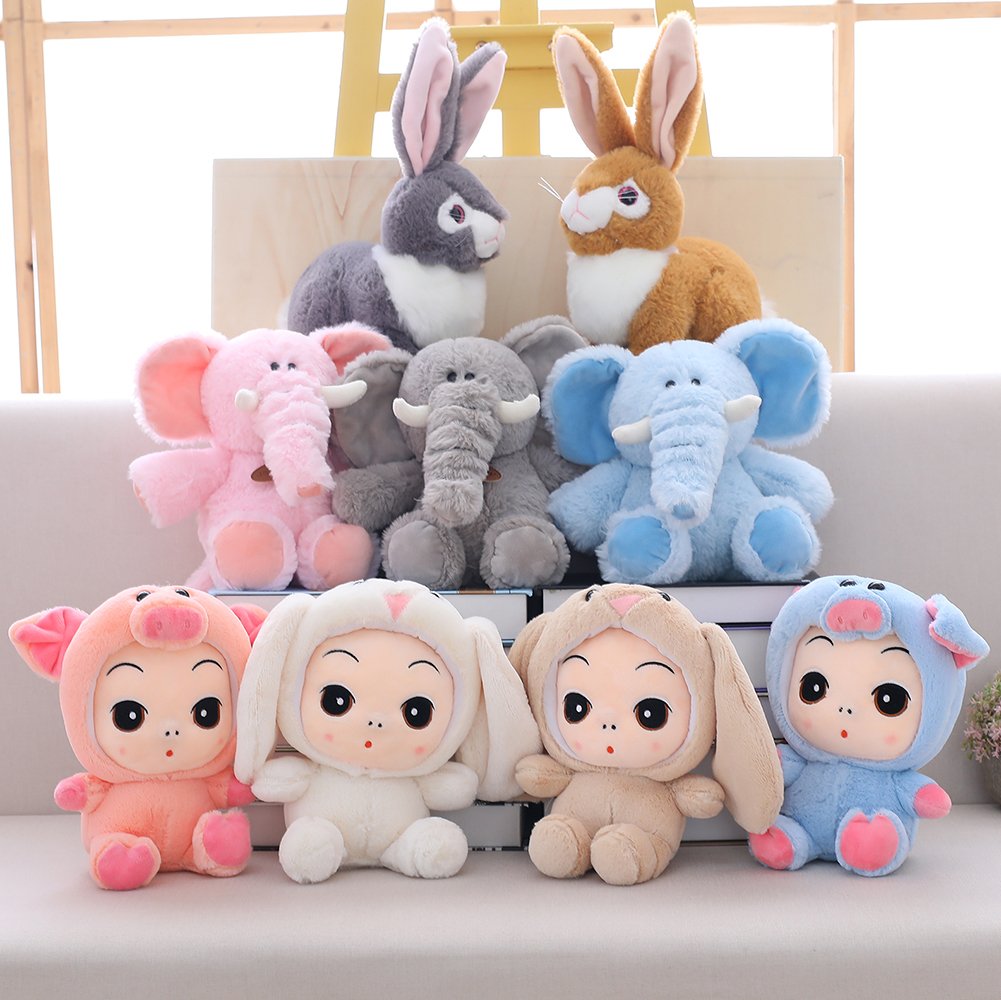 Vercart Jouet En Peluche Poupee De Chiffon Interactif Cadeau Enfant Doudou Pour Bebe Fille Garcon Brun 25cm Jeux Et Jouets Poupees De Chiffon Nertili Al