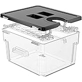 Sous Vide Container with Lid Double-Door-Opening Design Sous Vide Containers with Built- in Rack 11.65QT Sous Vide Pot Slow C