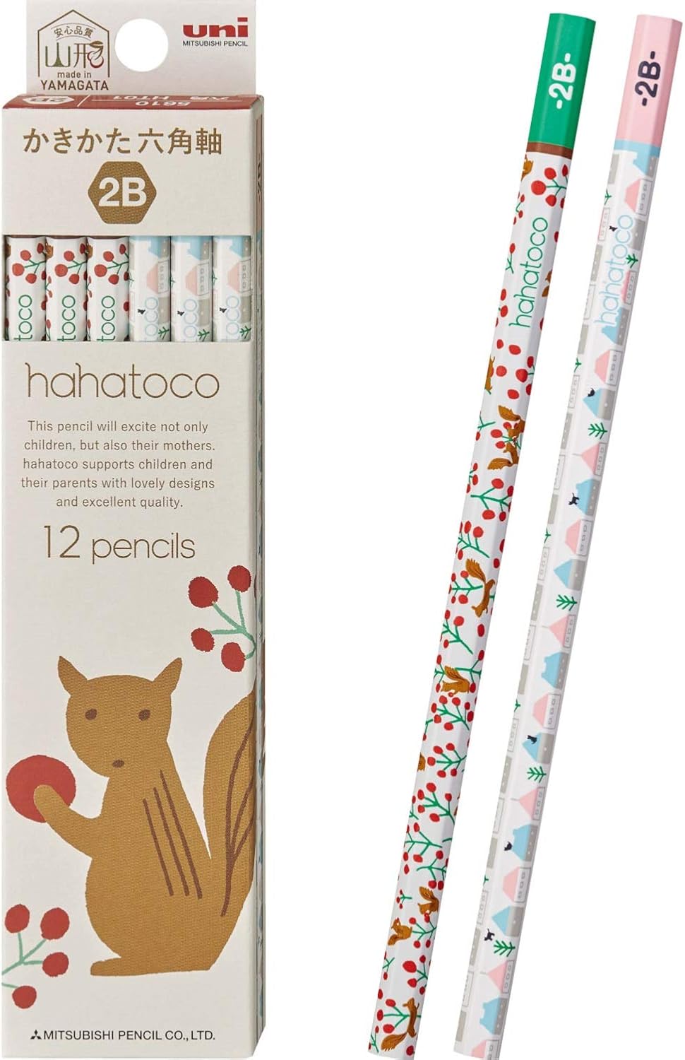 Amazon 三菱鉛筆 かきかた鉛筆 ハハトコ Ht01 2b リス 家 1ダース Kb 文房具 オフィス用品 文房具 オフィス用品