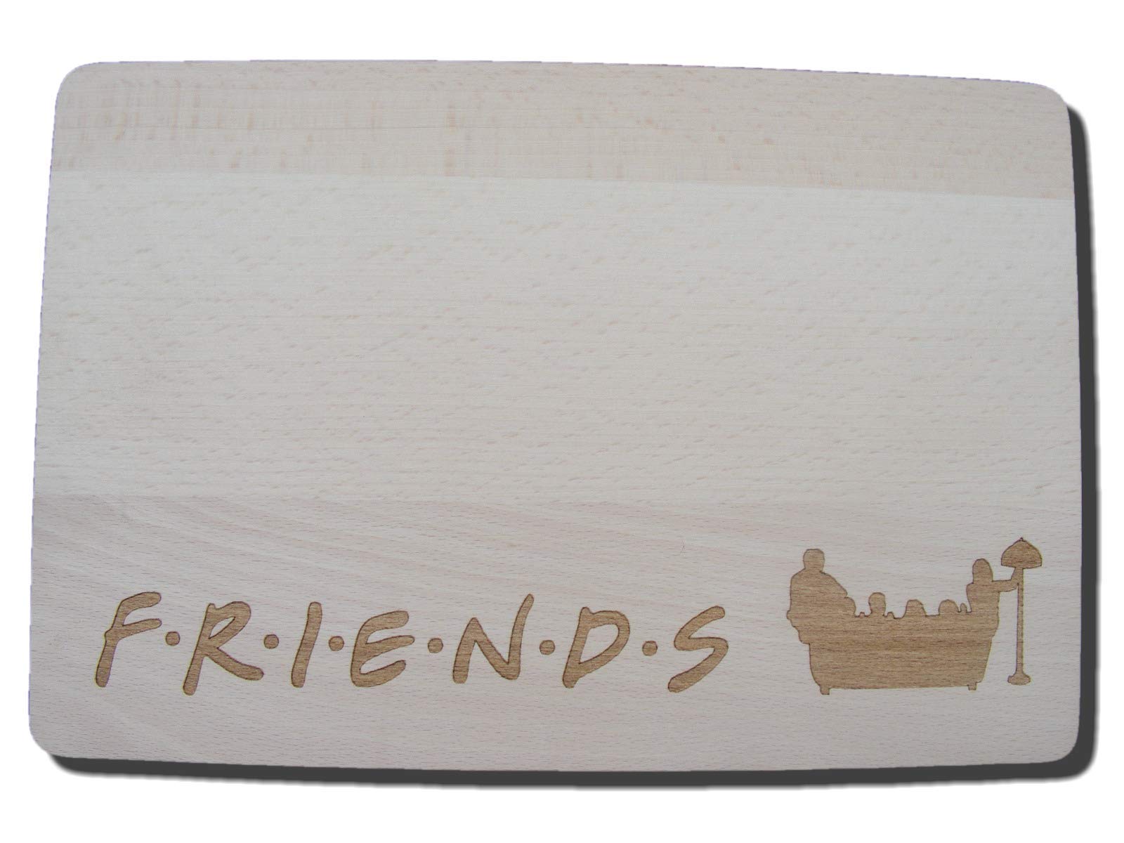 Friends TV Show Wooden Chopping Cutting Cheese Board Place MAT Gift Present