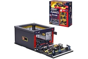 HTLNUZD 1/43 F1 RB20#11 Alloy Racing Car Pit Lane Version DieCast Alloy Model with 6 Pit Crew Figures, Collectible Vehicle for Enthusiasts