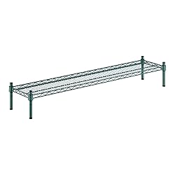 Zedfire 12" x 54" x 8" Green Epoxy Wire Storage