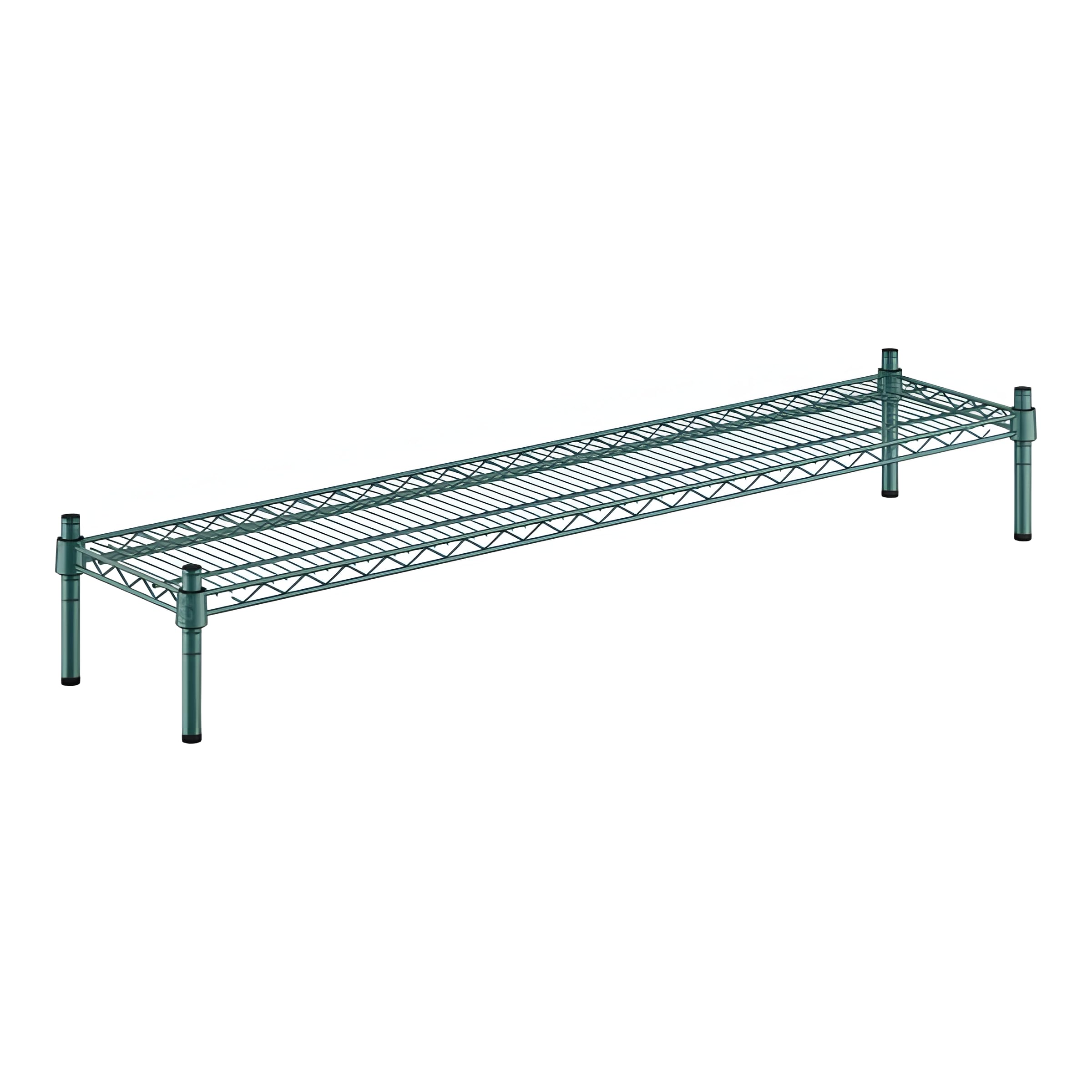 Zedfire 12" x 54" x 8" Green Epoxy Wire Storage