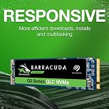 Seagate BarraCuda Q5 1TB NVMe SSD M.2 PCIe Gen3 x4 Internal ZP1000CV3A001 view 3