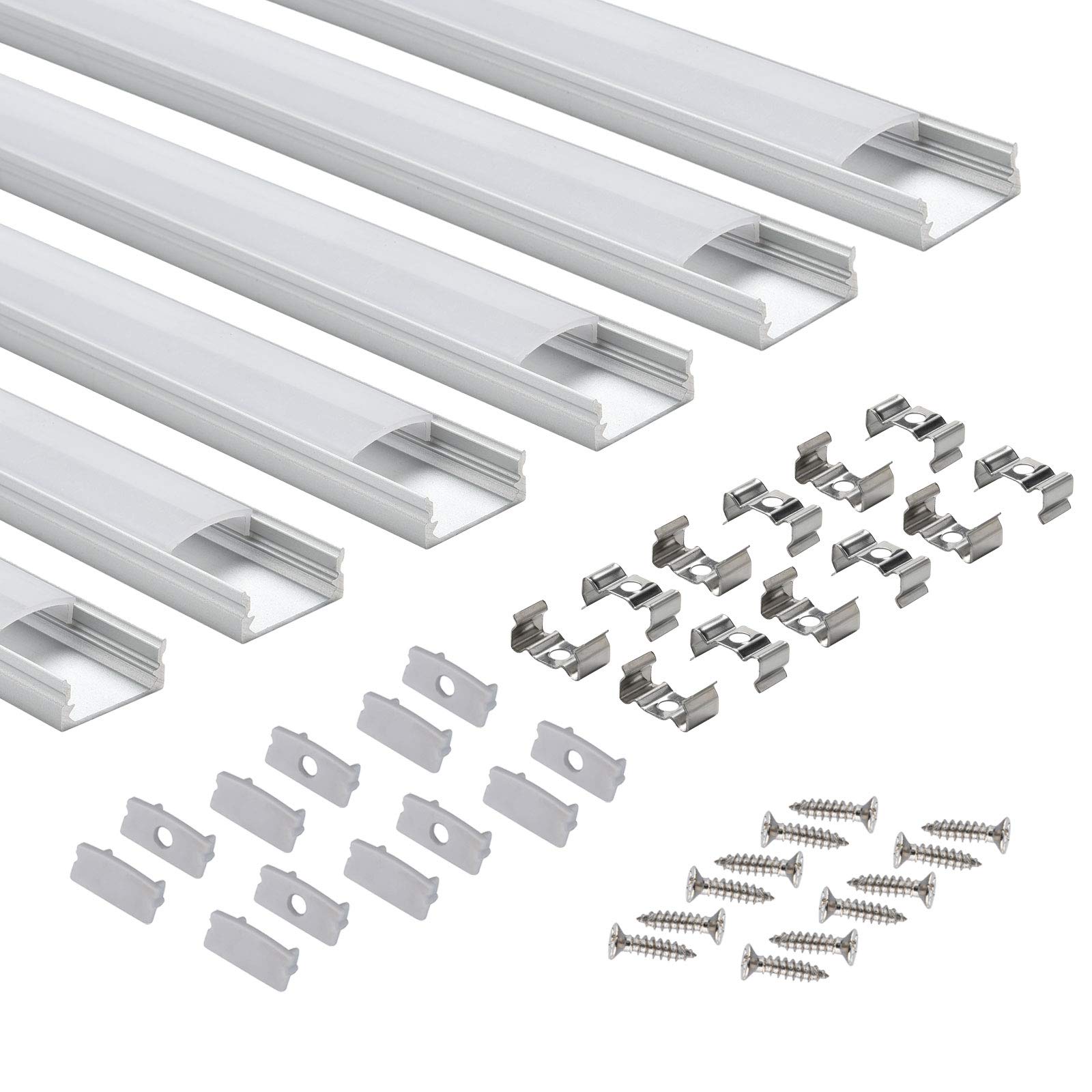 Mua StarlandLed LED Aluminium Profile, 6 x 1 m, U-Shape with Cover, End ...
