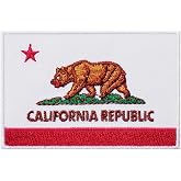 Graphic Dust California Republic Flag Embroidered Iron On Patch Applique Logo Sign Emblem California Flag