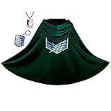 ManTong 3Pcs Anime Cloak Halloween Cosplay Costume