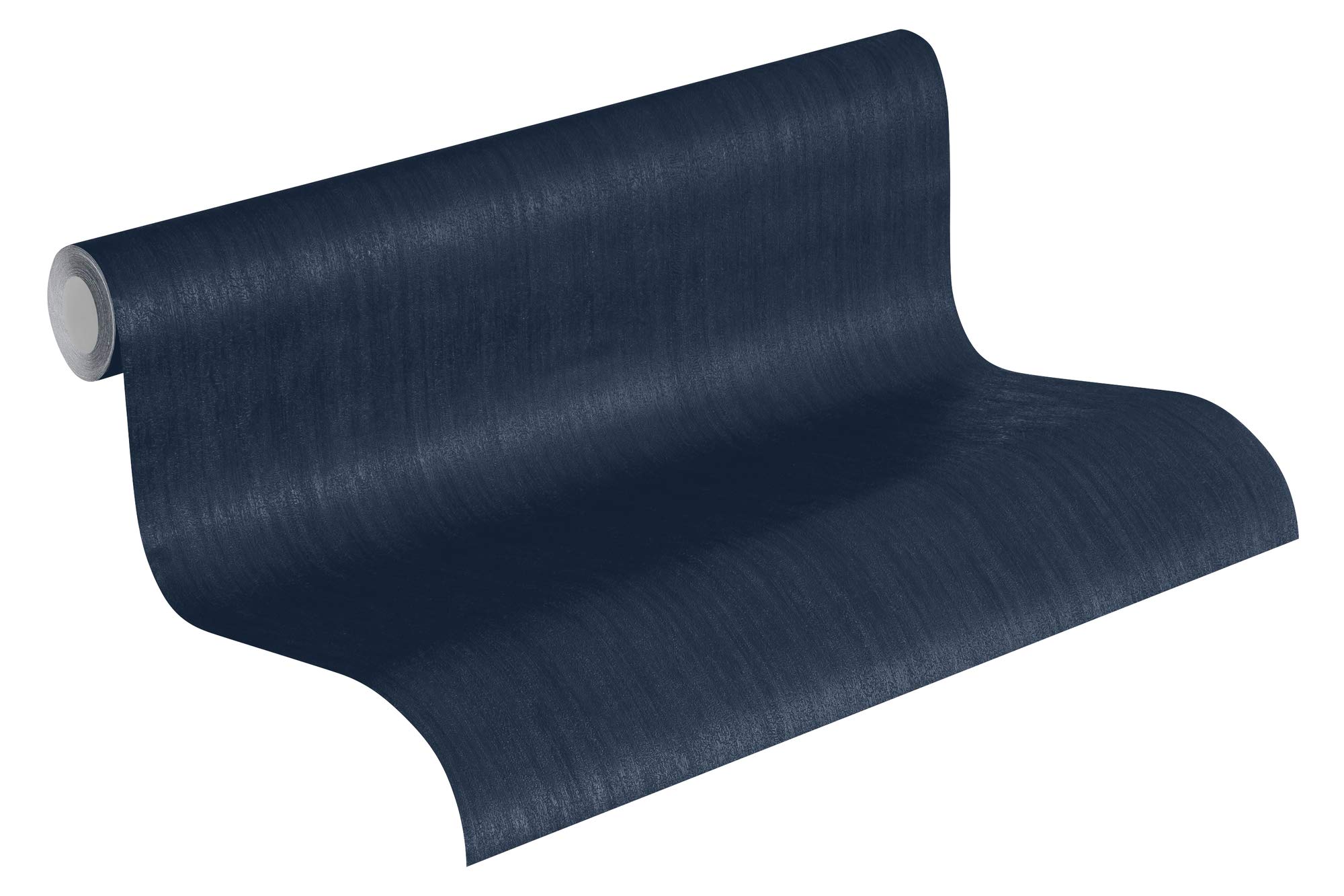 A.S. Création Jette Non-Woven Wallpaper Plain 10.05 m x 0.53 m Blue 373377 37337-7