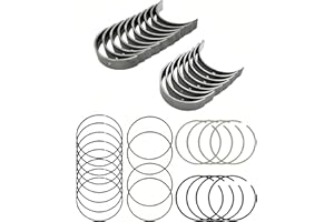 Lskioer STD Main Rod Bearing Set & Piston Rings Fits for Toyota Camry Matrix Corolla RAV4 Scion TC XB 2.4 L 2007-2010, Crankshaft Main & Connecting Rod Bearing Kit