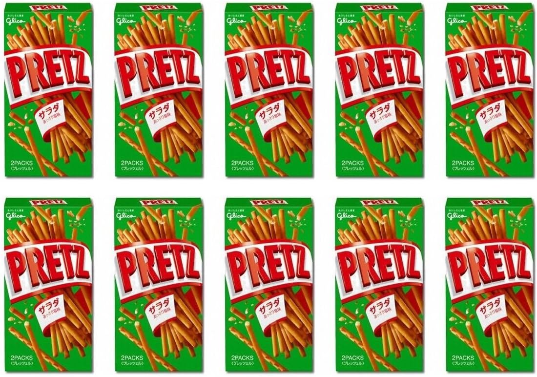 Glico PRETZ salad flavour 69g x10boxes JAPAN PRODUCT!!!!! CHEAPEST!!!