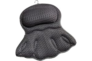 Bothyi Bath Pillow Headrest Mesh Soft Comfortable Bathtub Cushion Bath Tub Pillow for Head and Back Support, Soaking Tub Full