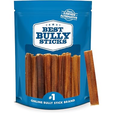 Nero's Treats Dog Bones Bully Meat Treat - 8oz Bag (Bully Stick Base) Made In Venezuela