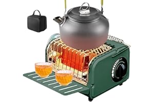 Heating Stove for Tent - 1200W Portable Gas Stove with Storage Bag,Adjustable Cooking Heater - for Outdoor Camping Hiking Win