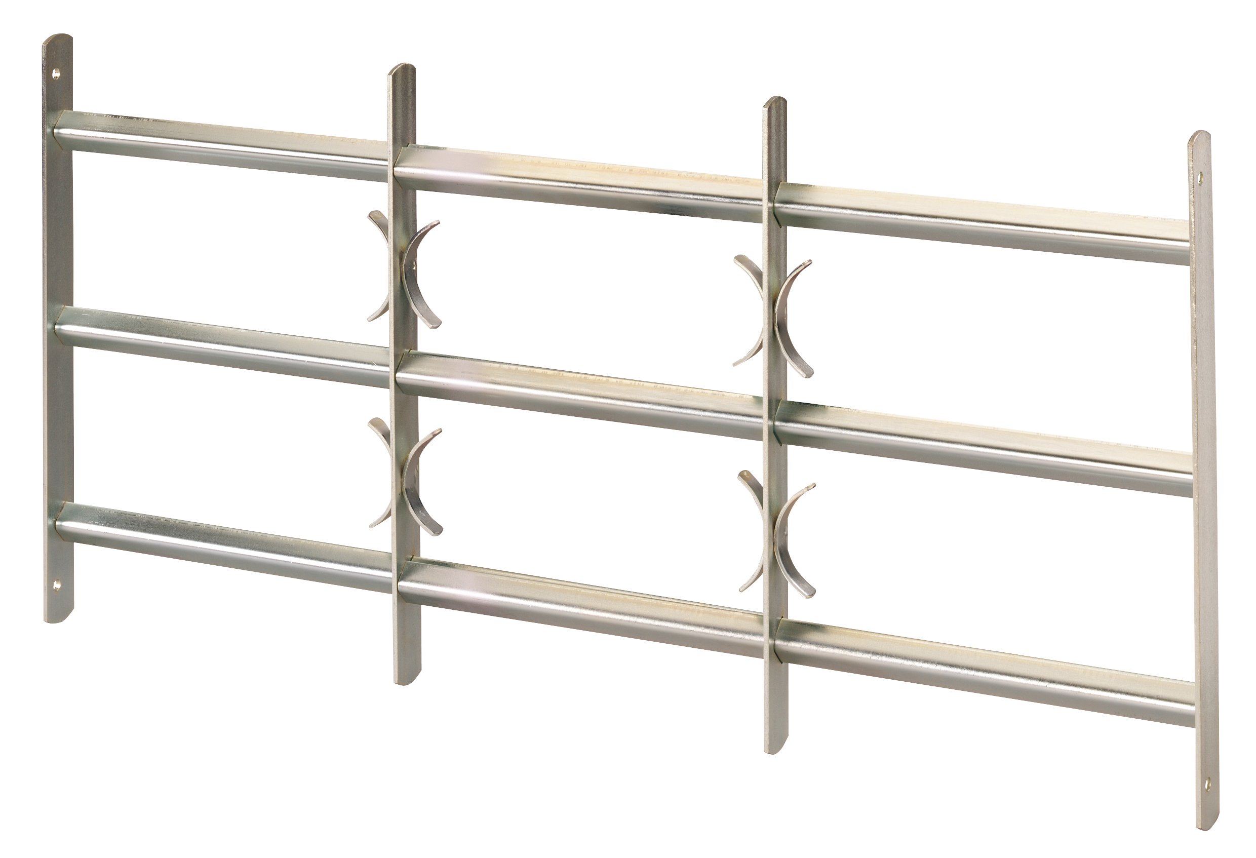GAH-Alberts Amsterdam Window Grille Extendible Blue-galvanised 450 x 500-650 mm