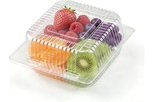 LSGENGXCY 100 pieces cupcake container,Square Cake Slice Container,clear plasticcontainers for food. quare plastic containers