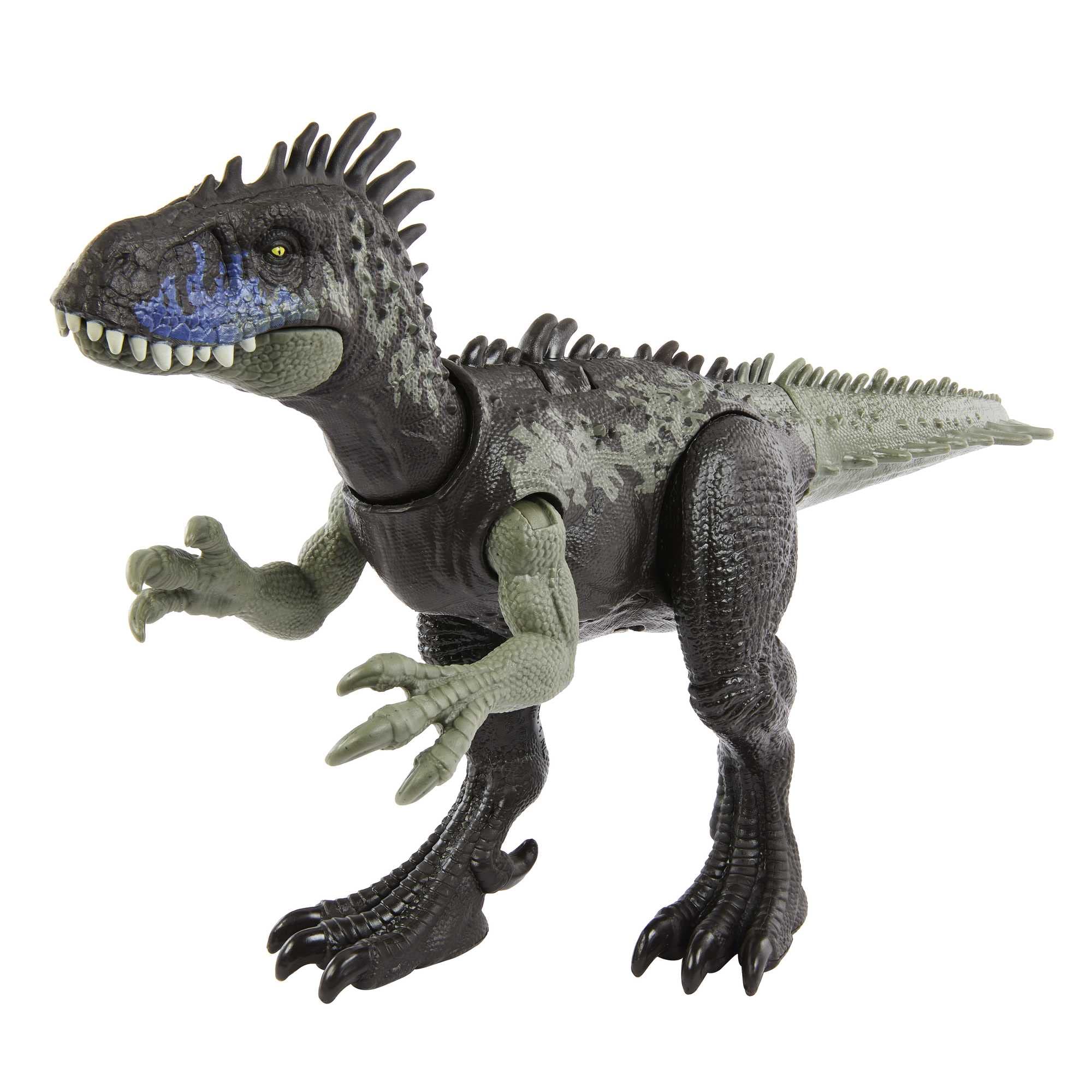Jurassic World Dominion Dinosaur Figure Dryptosaurus Wild Roar with Sound and Attack Action, Medium Size Posable, Toy Gift with Connected Digital Play, HLP15