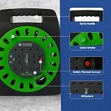 Desiretech 18m 4-Socket Extension Lead Heavy Duty Cable Reel 13A 4-Way view 7