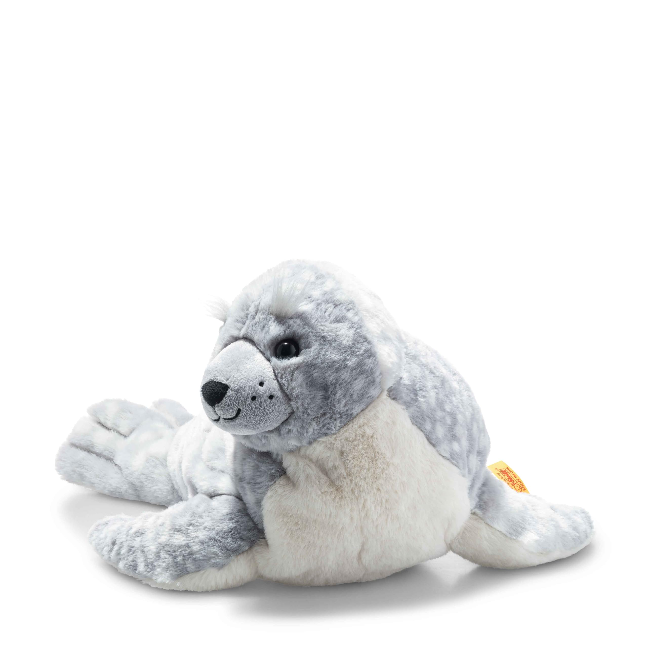 Steiff 063916 Soft Cuddly Friends Aila seal, ice blue, Angel Falls, 40 cm