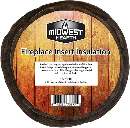 Amazon Com Midwest Hearth Fireplace Insert Insulation 10 Roll W Self Adhesive Backing Garden Outdoor