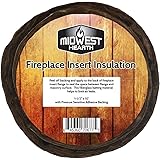 Midwest Hearth Fireplace Insert Insulation 10' Roll w/Self Adhesive Backing