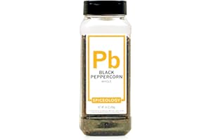 Spiceology – Whole Black Peppercorn – Bold, Pungent & Aromatic Spice – Perfect for Grinders, Rubs, Marinades, Sauces & Stocks – Ideal for All Cuisines & Everyday Cooking – 16 oz