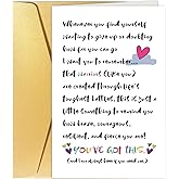 Encouragement & Support Card - 'You Got This' & 'Warrior' Designs, Thinking of You & Get Well Wishes