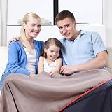 REDCAMP Waterproof Warm Fleece Camping Blanket 200x150 cm Windproof Outdoor view 2