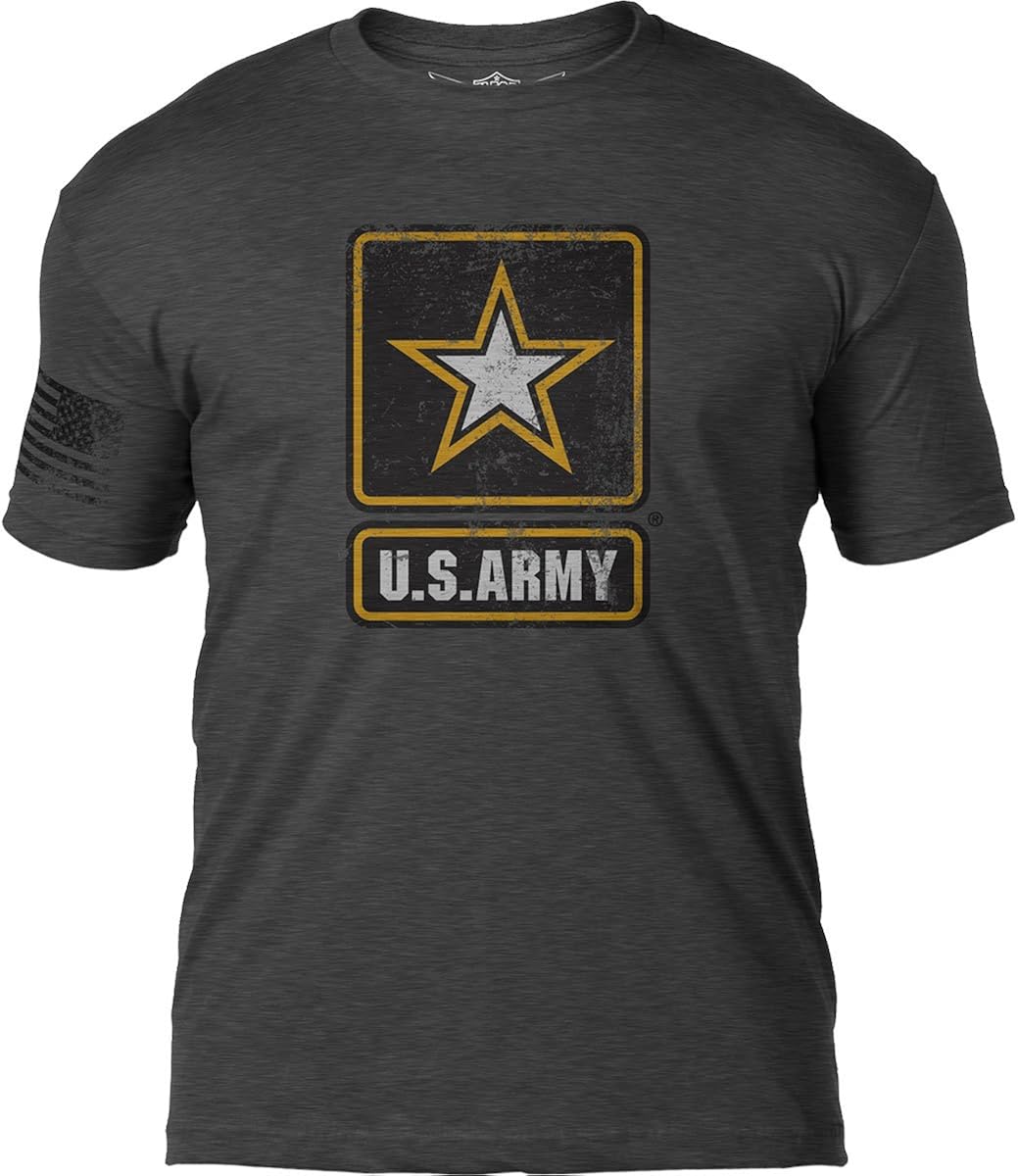 7.62 Design US Army 'Distressed Logo' Patriotic Men's T Shirt