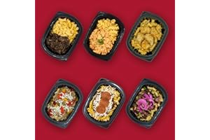 Clean Eatz Mac & Cheese Meal Plan Kit, Prepared Frozen Meals, Portion & Calorie-Controlled Entree Pack, Low Calorie, Nutrients Dense, Pack of 6 Prepared Meals, Single Serving, Lunch, Dinner