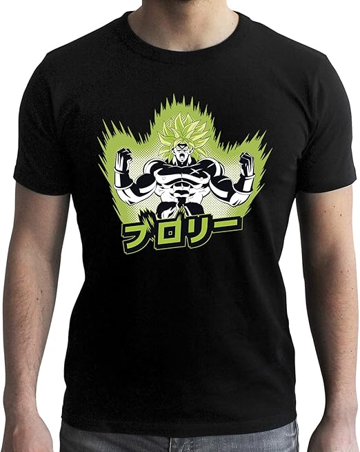 ABYstyle Dragon Ball Super Broly Broly Tshirt for Men Black (L