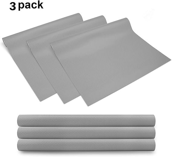 3 Rolls EVA liner, Nonslip Shelf Liners for