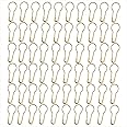 Transun Moo 500Pcs Gold Safety Pins 0.8" Metal Bulb Pins Gourd Pin Clothing Tag Pins Calabash Pin for DIY Craft, Home Accessories