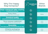 The Happy Dog Company 100% Waterproof Grey Fleece Dog Blanket 100x120cm view 7