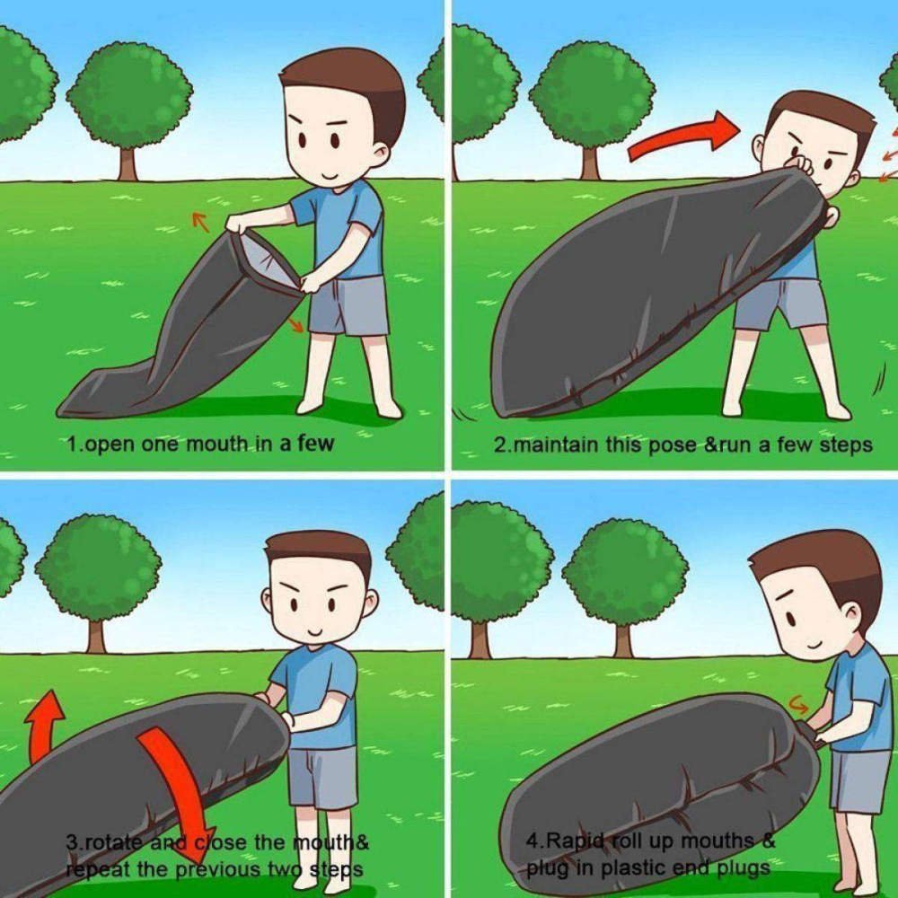 LQQAZY Sofá Inflable Perezoso Al Aire Libre Saco De Dormir ...