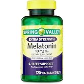 Unique Bundle Store Extra Strength Melatonin 10mg with Lemon Balm &ndash; 120 Vegetarian Tablets, High Potency Melatonin Supplement for Adults, Natural Sleep Support (Pack of 1)