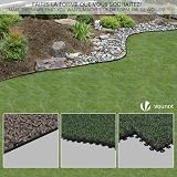 VOUNOT Lawn Edging 10m with 30 Pegs 4mm Thick Black Plastic Border view 7