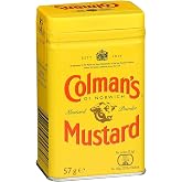 Colman's Dry Mustard Powder |Original English Yellow Mustard| 2OZ (1 Pack) | Hot &amp; Tangy | Grilling, Dips, Dressings, Marinades | All Natural | Kosher | Low-Calorie | Imported from the United Kingdom