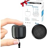 SEVENKA 2 Mini Speakers, 3W Portable Small Wireless Speaker with Lanyard, Water Resistant, Wireless Stereo Pairing, 1oz Lightweight Rechargeable Metal Mini Bluetooth Speaker for Phone, Tablet, Camping
