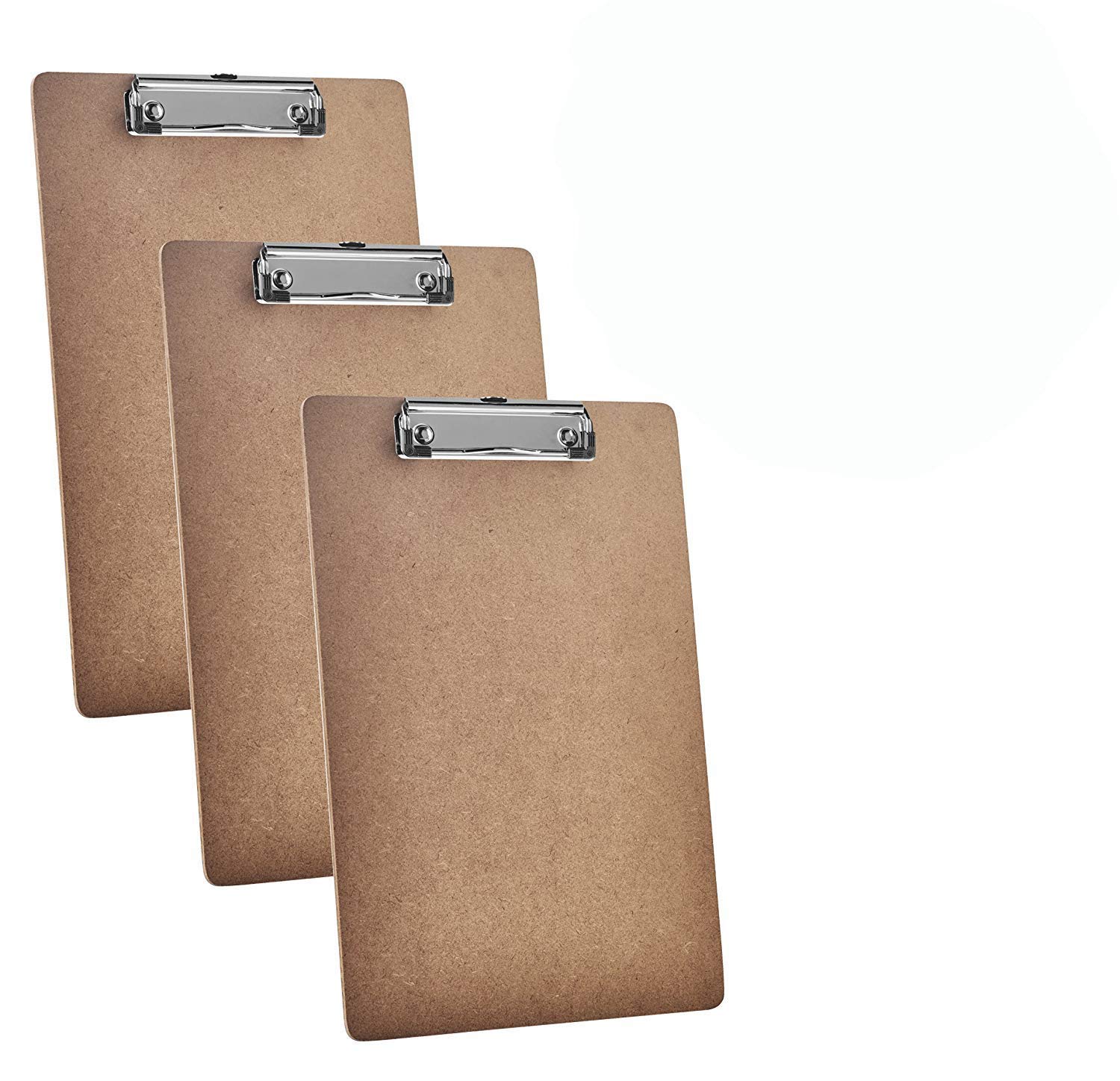 Acrimet Clipboard Letter Size A4 (33 cm x 23 cm) Low Profile Clip (Hardboard) (3 Pack)